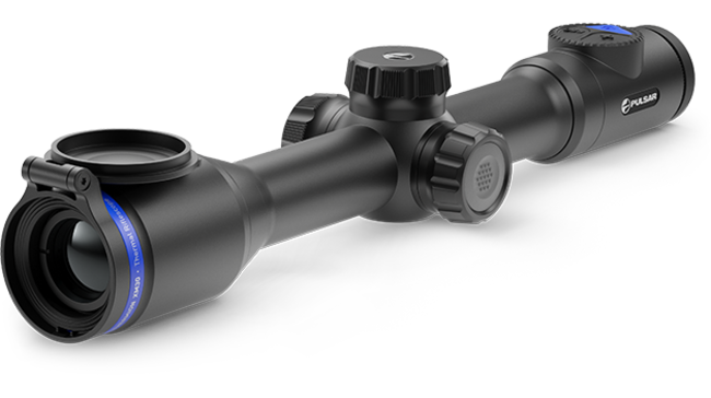 Видна только половина изображения в видоискателе и на видео Pulsar Thermion XM30